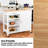 Gresham Solid Wood Top Kitchen Cart