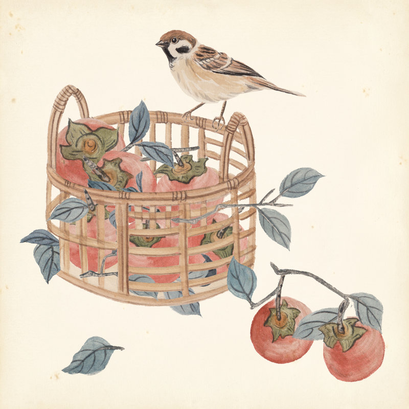 Basket With Fruit IV by Melissa Wang - Wrapped Canvas Painting, 51cm H x 51cm W x 3.8cm D