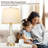 25.5" Mosaic Shell Tiles Tile Table Lamp Set Of 2, Modern Gold Bedside Table Lamp With Dual USB Charging Ports, 3 Colour Modes Adjustment Touch Control Table Lamp For Living Room, Bedroom
