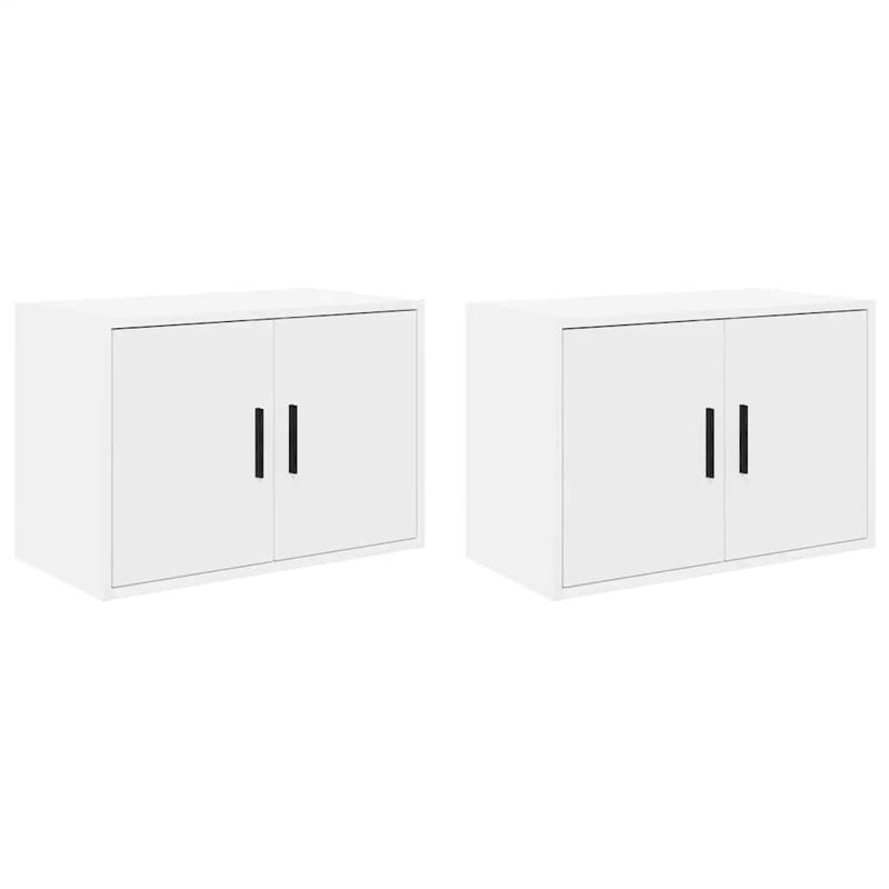 2 Piece Garage Cabinet Part Or Accessory, White