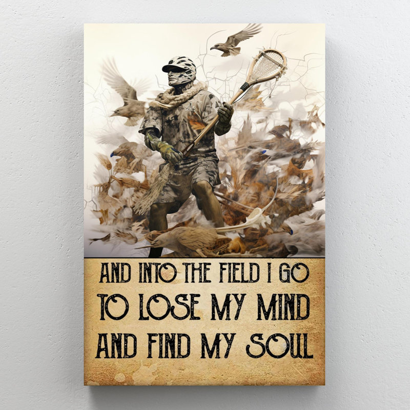" Lacrosse And Into The Field ", 36" H x 24" W x 1.25" D