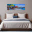 Lively Summer Beach by Andrii Kutsachenko - Wrapped Canvas Panoramic Print-447709270
