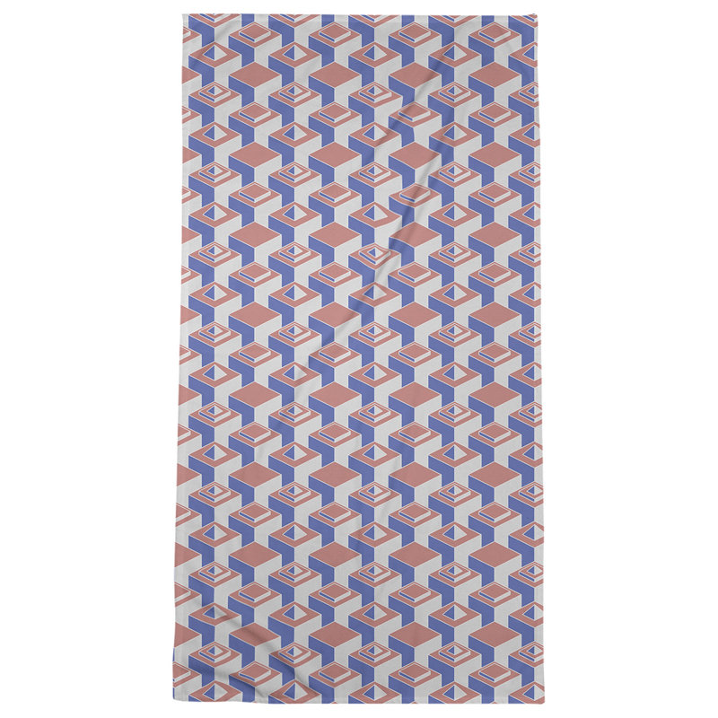 Jordao Bath Towel, Purple/Brown