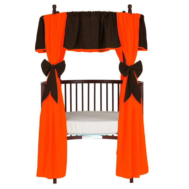 Curtain, Brown/Orange