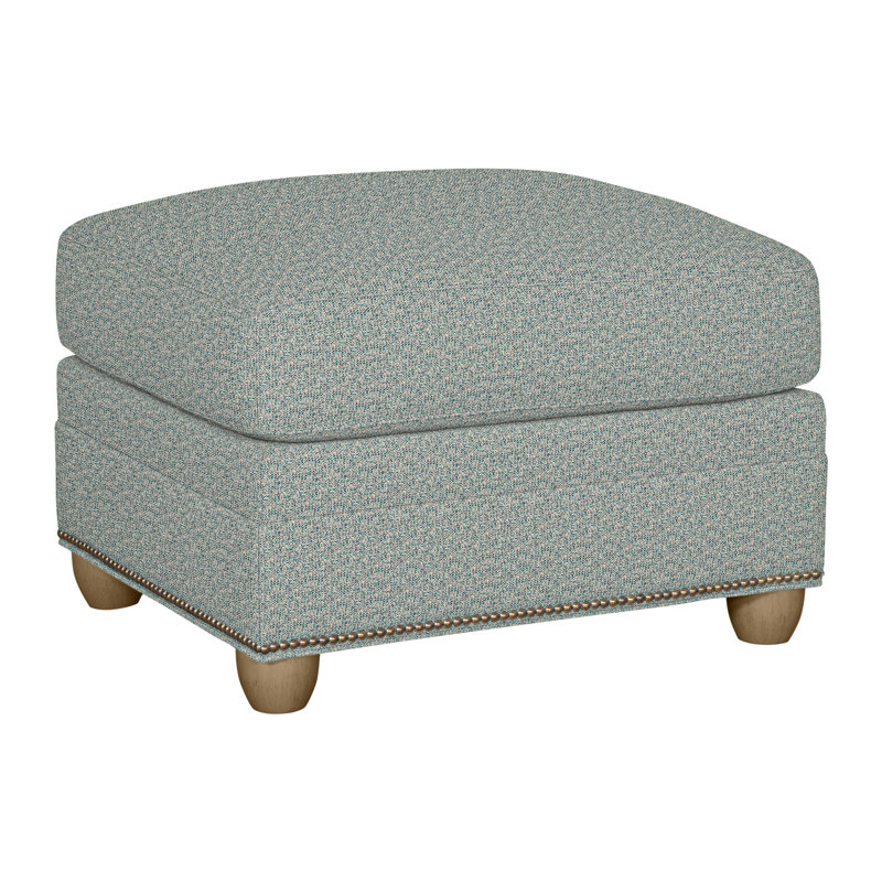 Fairgrove Upholstered Ottoman, Worthy Snow, Hampton, Yes