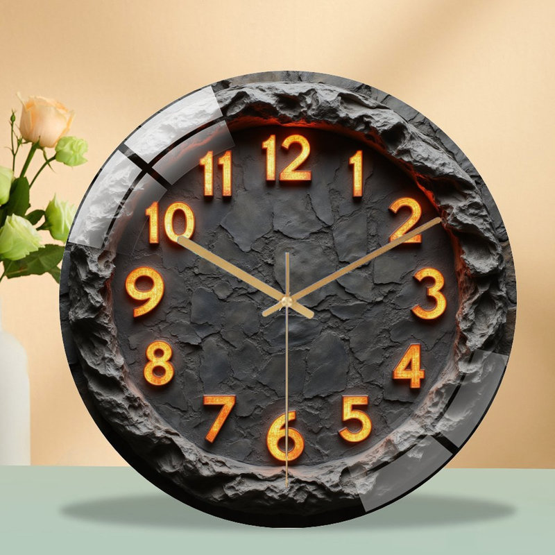 Horloge avec horloge murale 12 po