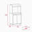 49.23 " H Kitchen Pantry