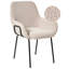 47cm H Boucle Upholstered Upholstered Back Armchair-1526743994