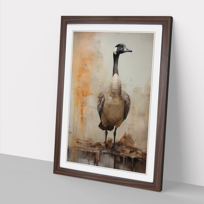 Goose Contemporary - Framed Print