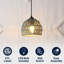 Luminaire suspendu en forme de dôme à 1 lumière Khorawa-1890144459-1919875249-1897602565