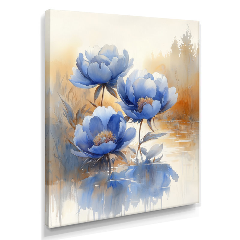 Keegan - impressions murales florales, H 40 po x l 30 po, Toile tendue, Ne s’applique pas