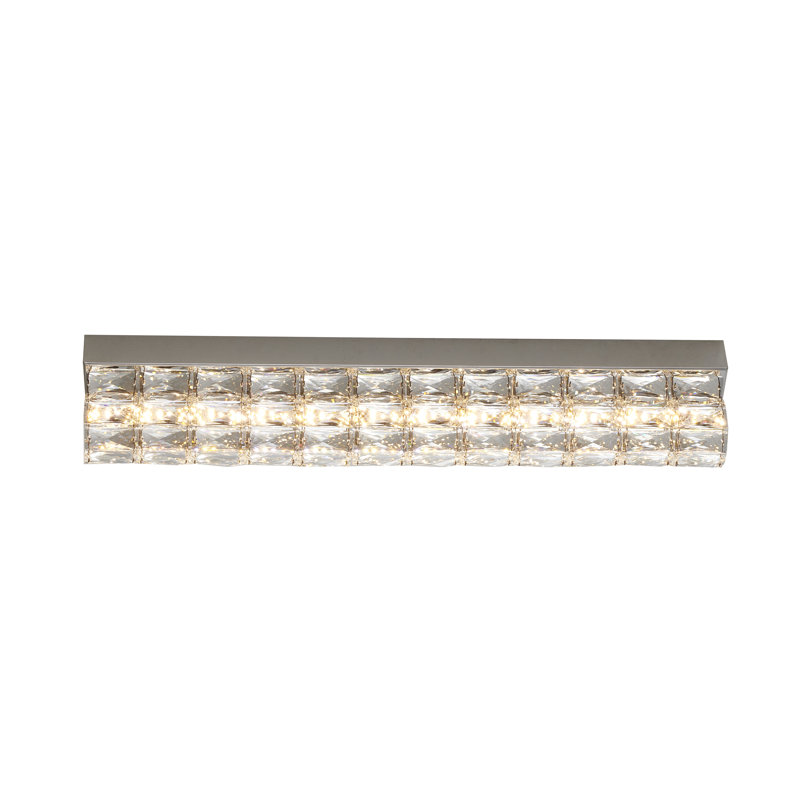 Margaret Chrome LED Crystal Wall Sconce