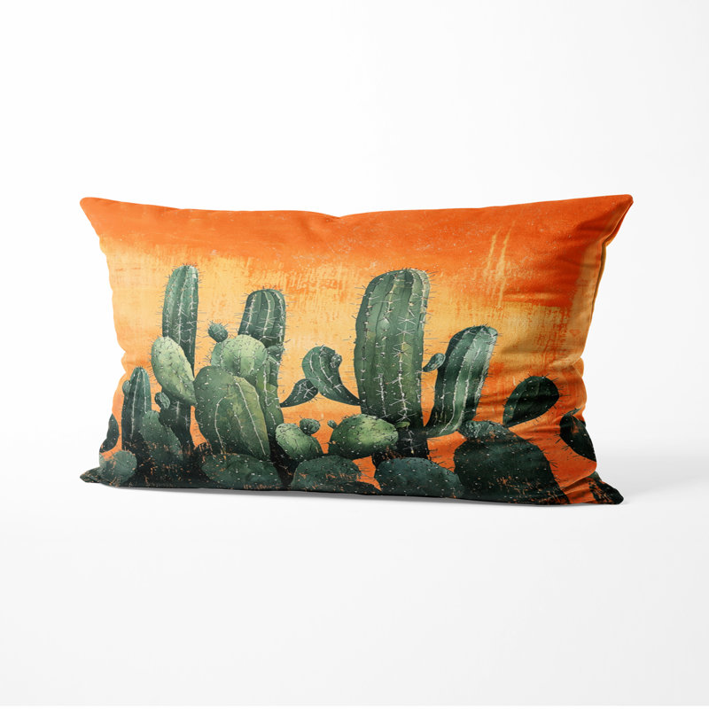 Coussin Cactus - Coussin Maricza, H 12 po x l 20 po