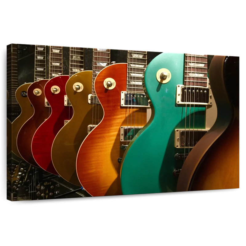 Guitare électrique Abarca, H 8 po x l 12 po
