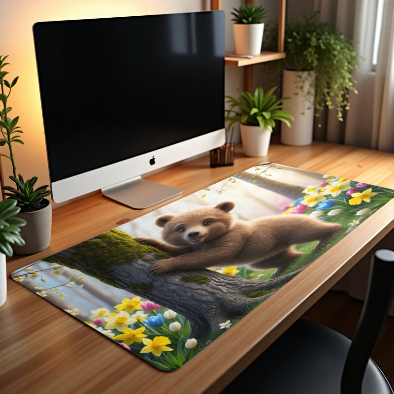 Polyester Desk Pad, 31.5x15.5