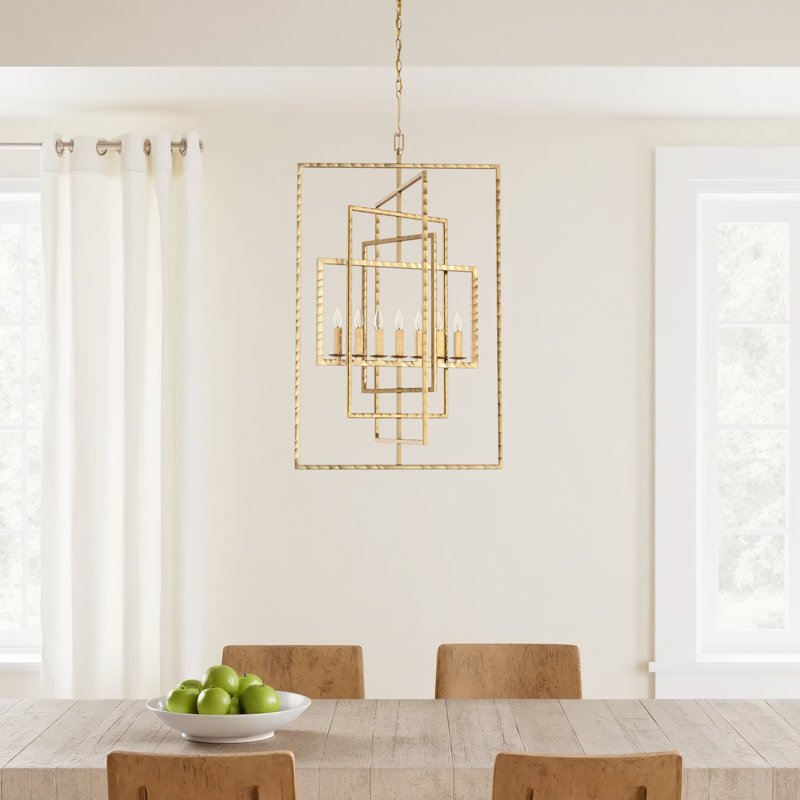 Mandolin Kynlee 7 Light Antique Gold Chandelier