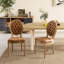 Chaise de style campagnard de style français avec dossier rond-119233289