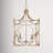 Averley 4 - Light Antique Ivory Lantern Pendant