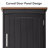 Latitude Run® Bathroom Wall Mount Storage Cabinet Single Door with Adjustable Shelf White and Gray-1022425429