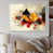 White Floater Framed