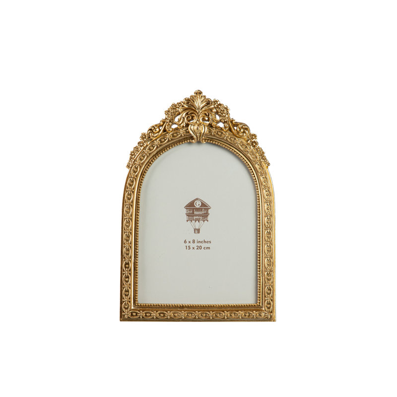 RESIN PHOTOFRAME 15X20 CM, Gold