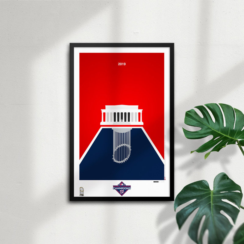 Minimalist 2019 MLB World Series Trophy par S. Preston Washington Nationals