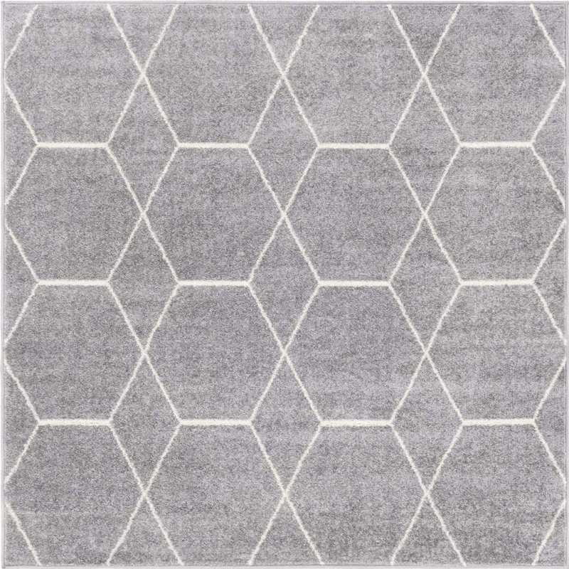 Tellaro Abstract Indoor Rug, Square 5'