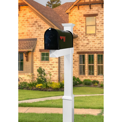 Arthur Plastic Post Mounted Mailbox