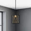 Luminaire suspendu rectangulaire simple à 1 lumière Meltham-2138654782