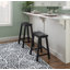 Tabouret de bar et de comptoir en bois massif Forsyth-2014397719-2014397707