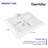 21'' x 18'' White Rectangle Vitreous China Drop In Bathroom Sink With Overflow-101986766