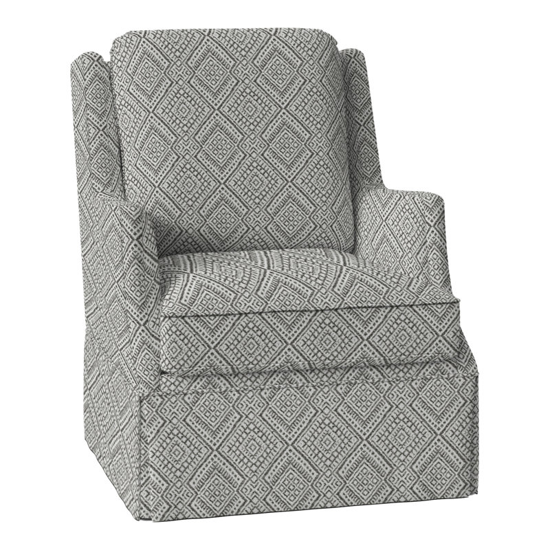 Fauteuil à oreilles pivotant l 31,5 po Savannah, Perigold Iguazu Platinum