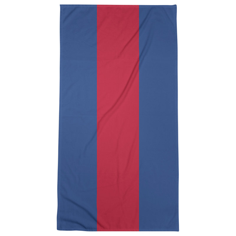 Lightweight Bath Towel, Blue/Red/Blue