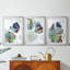 Monstera VI - Impression sur mesure encadrée de qualité supérieure - 3 pièces-646593556-646593554