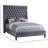 Dymph Upholstered Wingback Bed-63427120-63427115