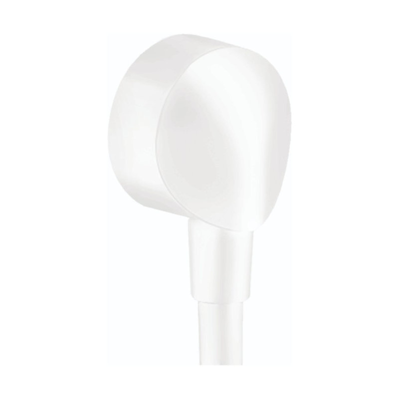 FixFit Wall Outlet with Check Valves, Matte White