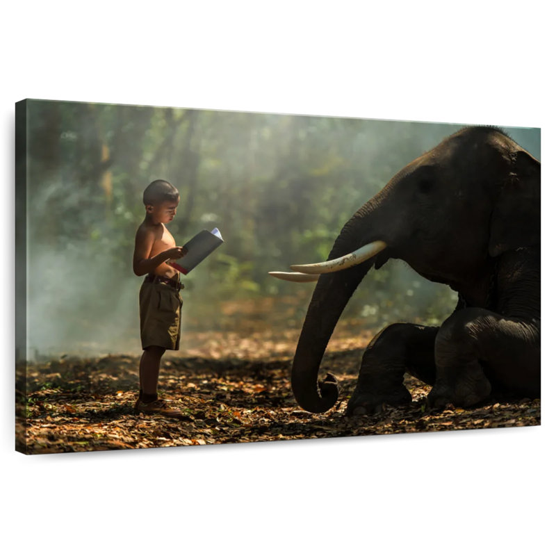 «Brampt Elephant Bedtime Story», H 26 po x l 39 po