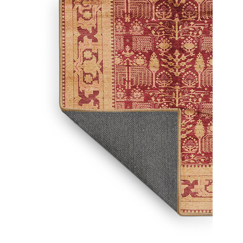 Tapis oriental rouge / brun clair, Rectangle 8 pi x 12 pi