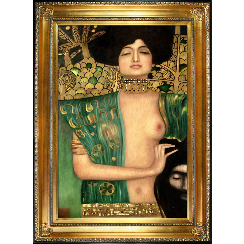 Judith Klimt I, reproduction d'art encadrée, H 41 po x l 29 po x P 2 po, Mat