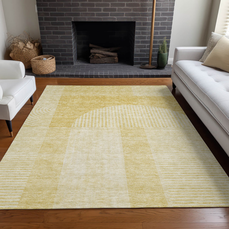 Alta Washable Geometric Indoor / Outdoor Rug