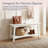 Craftsbury Storage Bench, White-57121678