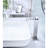 Waterfall Spout Single Handle Faucet For Bathroom Sink, Pop - Up Drain  No Overflow , Brushed Nickel Stainless Steel, Smooth And Stable Water, Precise Water Flow Temperature Setting, Rust Coating,-121679434