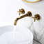 Bathroom Sink Wall Mount Faucet Bronze Version - , Enhances Aesthetics Mounted Tap In Brass Cartridge, 7-Layer Surface Protection For Longevity