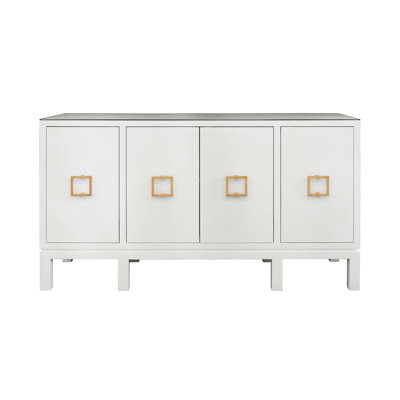 Effie 62 " W Glass Buffet Table