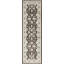 Tapis de couloir floral 3 x 10 pi, tapis de couloir de cuisine, tapis de couloir noué à la main, tapis d'escalier brun, 100% laine