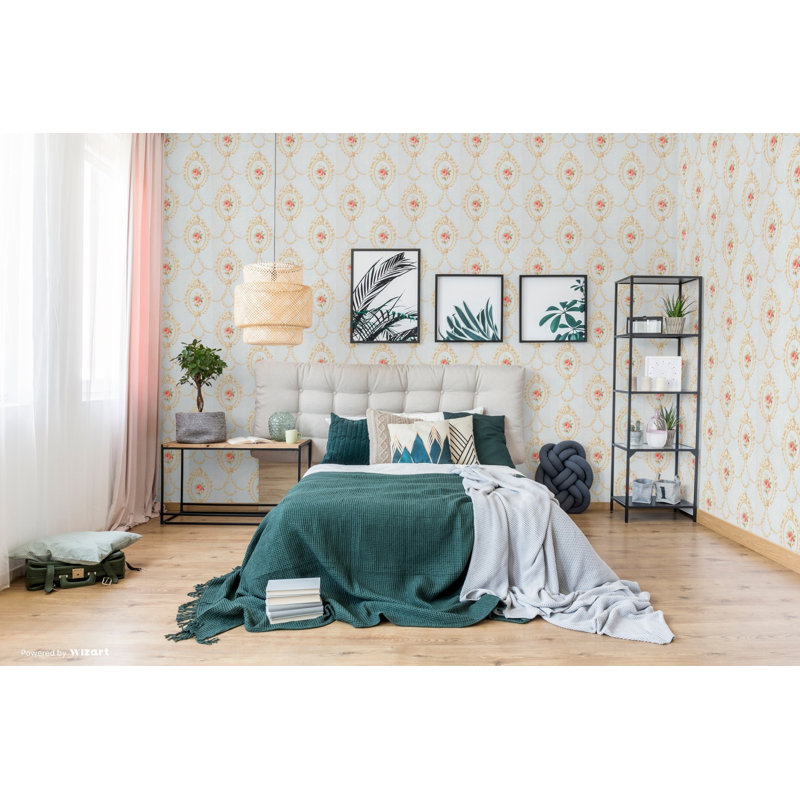Bagshaw 10m x 53cm Wallpaper Roll, Cream