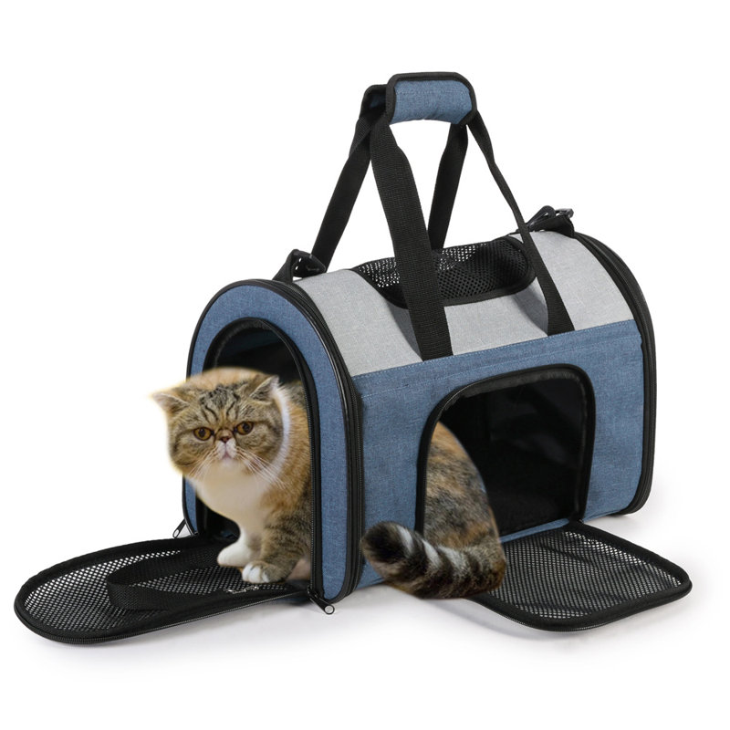 Collapsible Pet Carrier, Blue