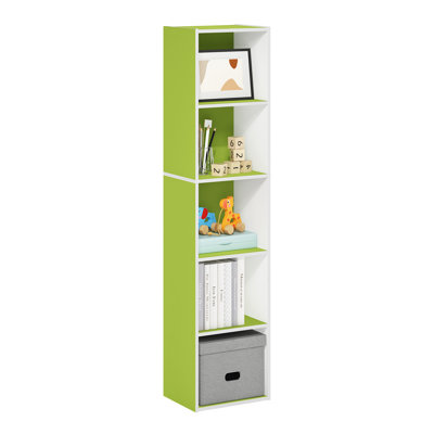 Heintzel 132.2H x 30.5W x 23.7D 5-Tier Open Shelf Bookcase