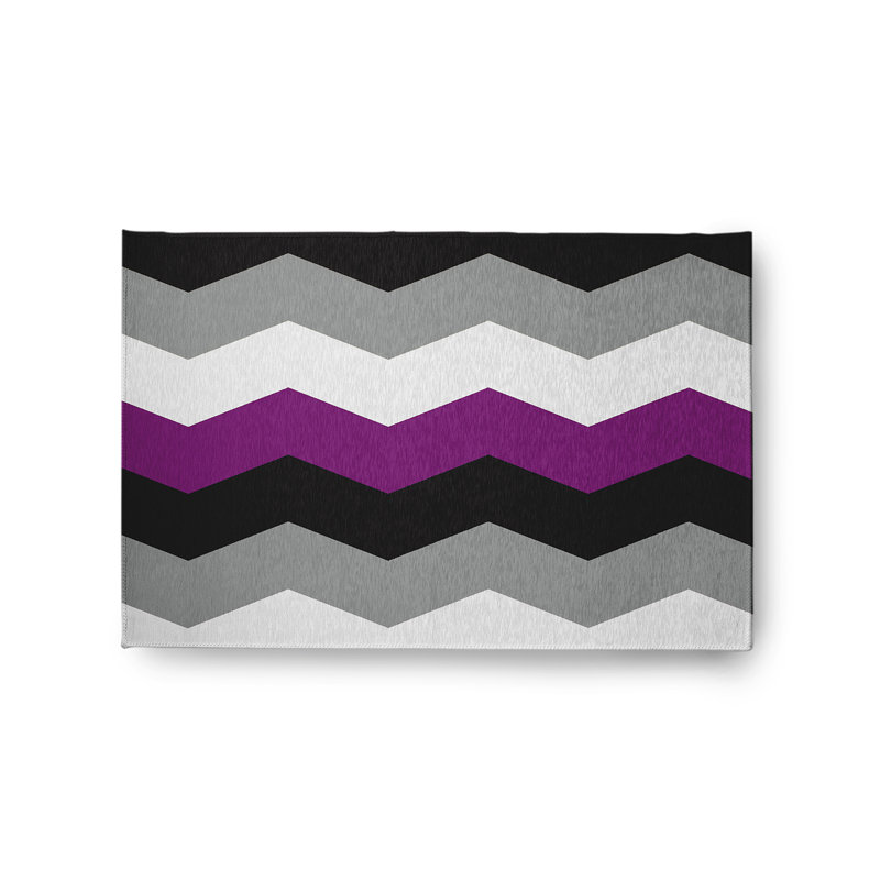 Chenille Chevron Indoor Rug, Rectangle 2' x 3'