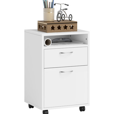 Organisateur de rangement mobile pour fournitures de bureau, tablette, tiroir, porte, 4 roues omnidirectionnelles, 2 freins, style nordique, armoire en métal blanc, format compact, construction, s'adapte à la plupart des cas
